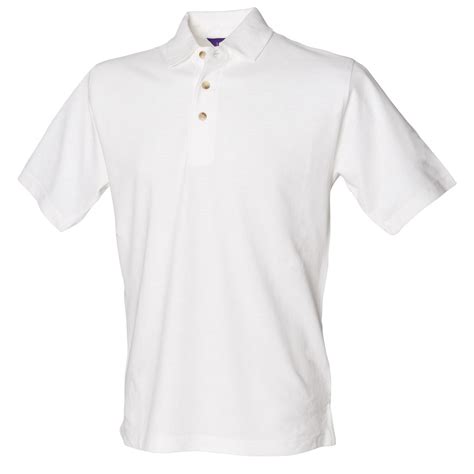 White cotton polo shirt 